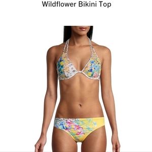 Johnny Was Wildflower bikini top